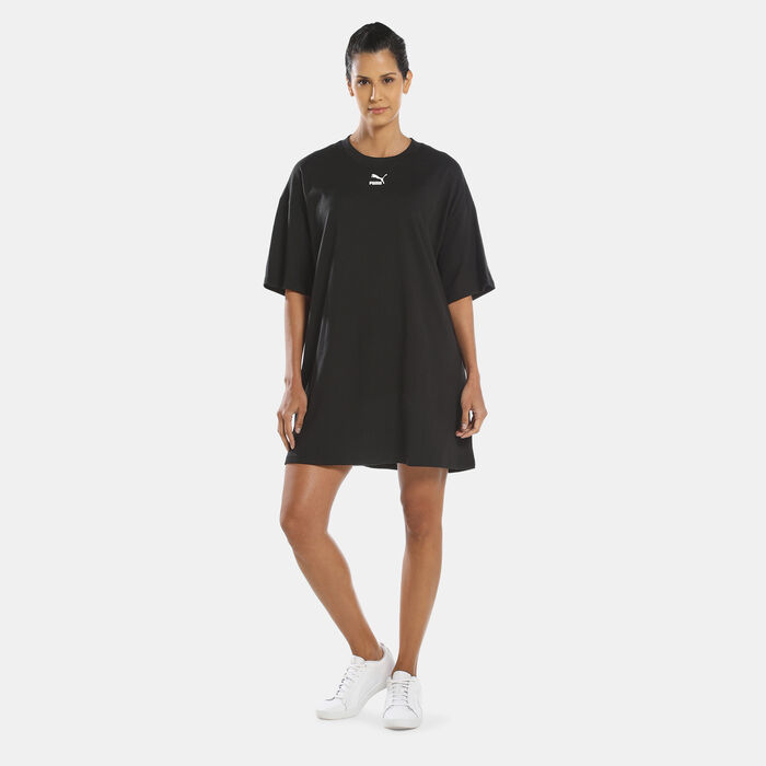 PUMA Women's Classics T-Shirt Dress Black PUMA Women's Classics T-Shirt Dress Black image number 0