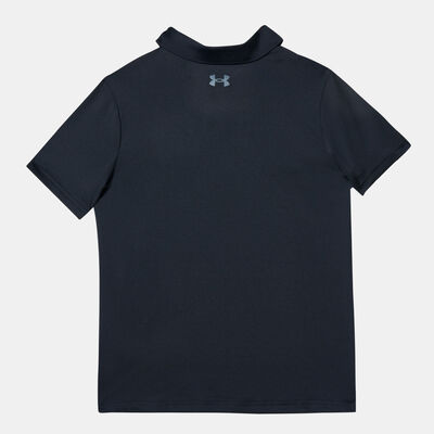 Under Armour Kids' Matchplay Golf Polo Shirt Black