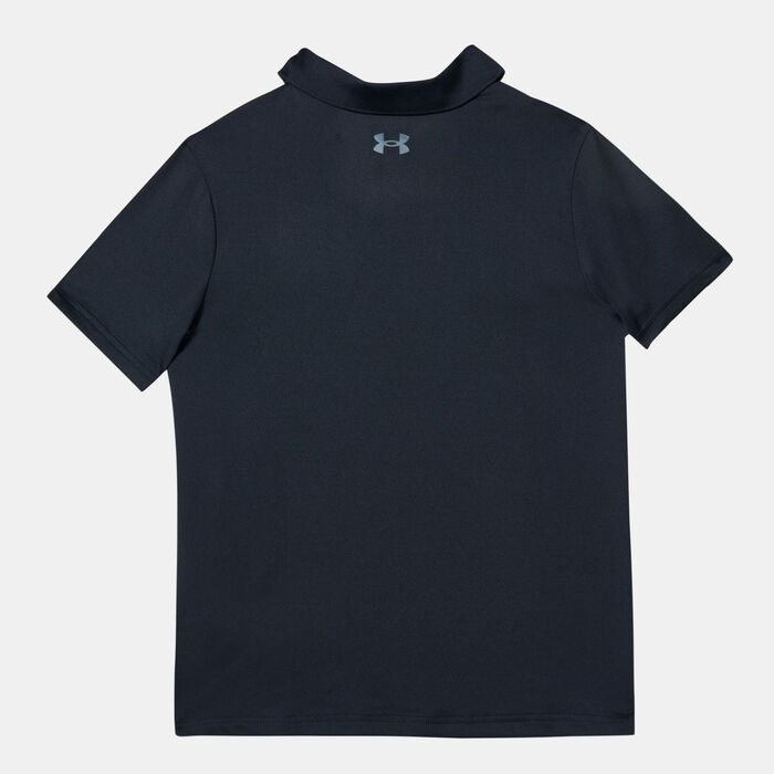 Under Armour Kids' Matchplay Golf Polo Shirt Black image number 1