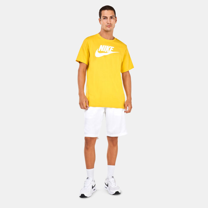 Nike Men's Sportswear Icon Futura T-Shirt yellow Nike Men's Sportswear Icon Futura T-Shirt yellow image number 2
