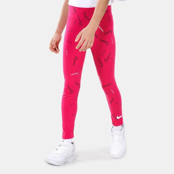 Nike Kids' Sportswear Favourite Dance Leggings Pink Nike Kids' Sportswear Favourite Dance Leggings Pink image number 0