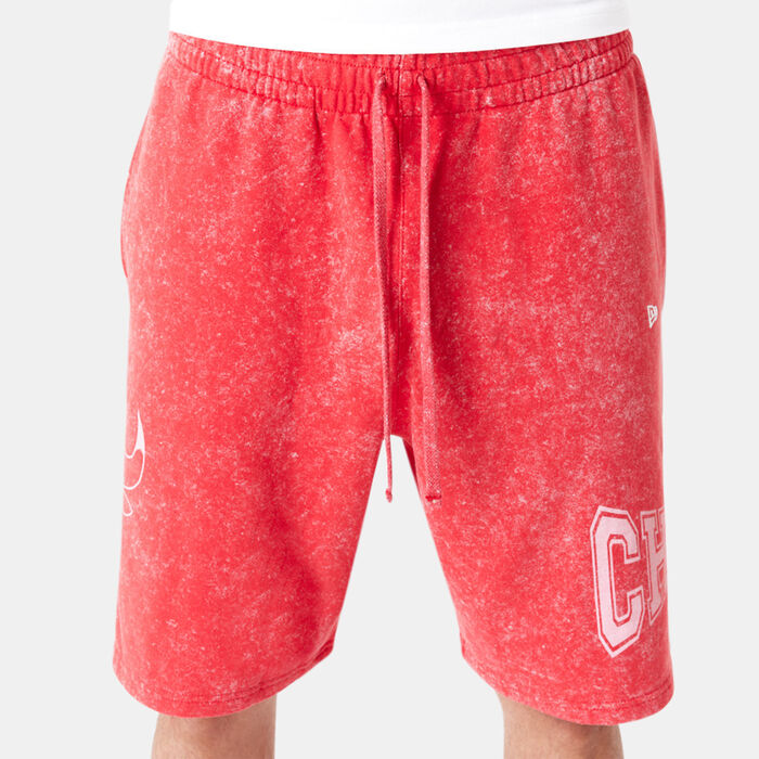 New Era Men's NBA Chicago Bulls Washed Shorts Red New Era Men's NBA Chicago Bulls Washed Shorts Red image number 2