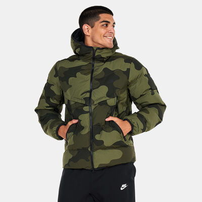 Nike Men's Therma-FIT Sportswear Hooded Windrunner Jacket Green Nike Men's Therma-FIT Sportswear Hooded Windrunner Jacket Green