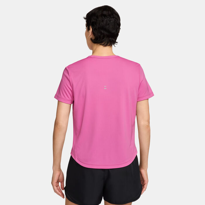 Nike Women's Tempo Swoosh Dri-FIT Running Top Pink image number 1