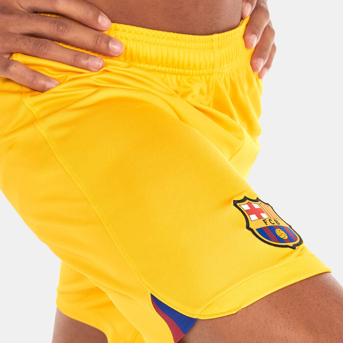 Nike Men's Barcelona Stadium Fourth Dri-FIT Football Shorts - 2022/23 yellow image number 3
