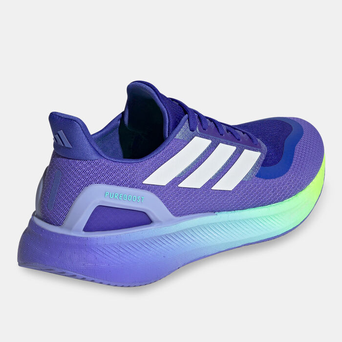 adidas Men's Pureboost 5 Running Shoes Blue adidas Men's Pureboost 5 Running Shoes Blue image number 2