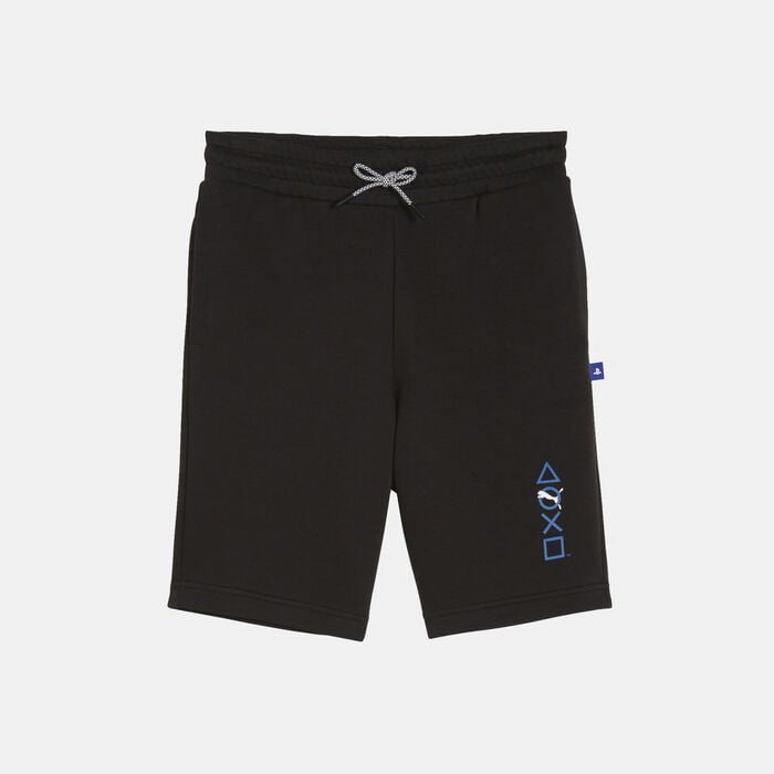 PUMA Kids' x PlayStation Shorts Black PUMA Kids' x PlayStation Shorts Black image number 0