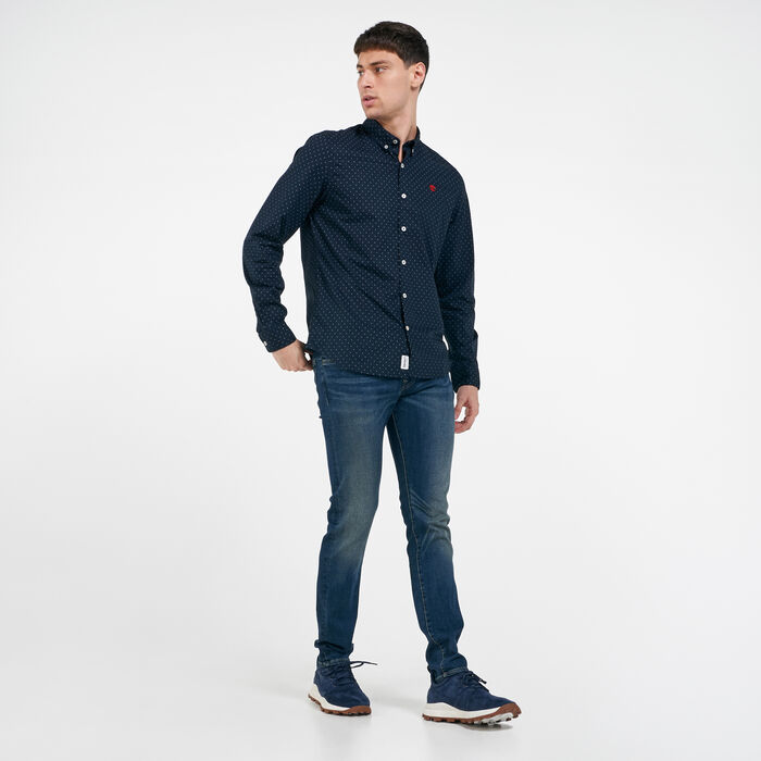 Timberland Men's Mill River Korean Shirt Blue Timberland Men's Mill River Korean Shirt Blue image number 2