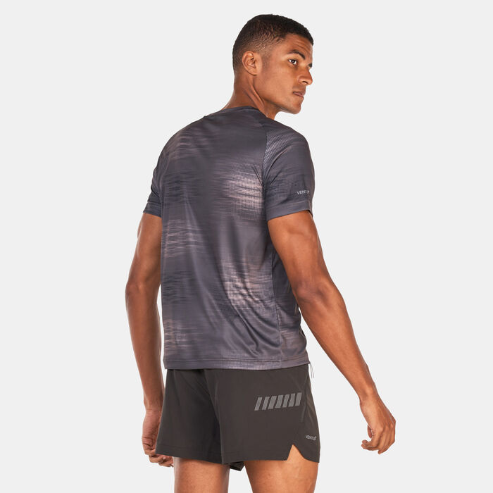 EA7 Emporio Armani Men's Ventus 7 Graphics T-Shirt Grey EA7 Emporio Armani Men's Ventus 7 Graphics T-Shirt Grey image number 1