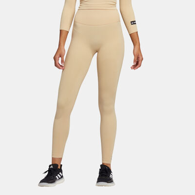 adidas Women's Formotion Sculpt Leggings Beige adidas Women's Formotion Sculpt Leggings Beige
