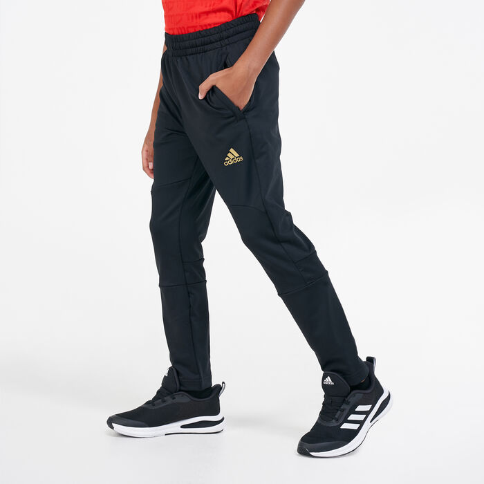 adidas Kids' Salah AEROREADY Football-Inspired Track Pants Black adidas Kids' Salah AEROREADY Football-Inspired Track Pants Black image number 0