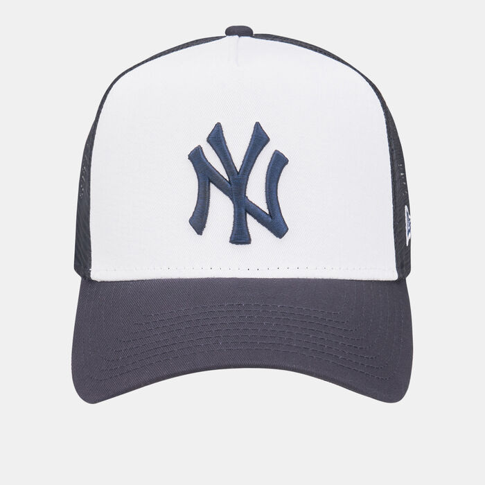New Era Men's MLB New York Yankees Team Colour A-Frame Trucker Cap Blue New Era Men's MLB New York Yankees Team Colour A-Frame Trucker Cap Blue image number 0