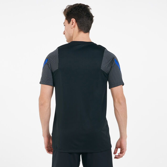 Nike Men's Netherlands Strike Football T-Shirt Black Nike Men's Netherlands Strike Football T-Shirt Black image number 1