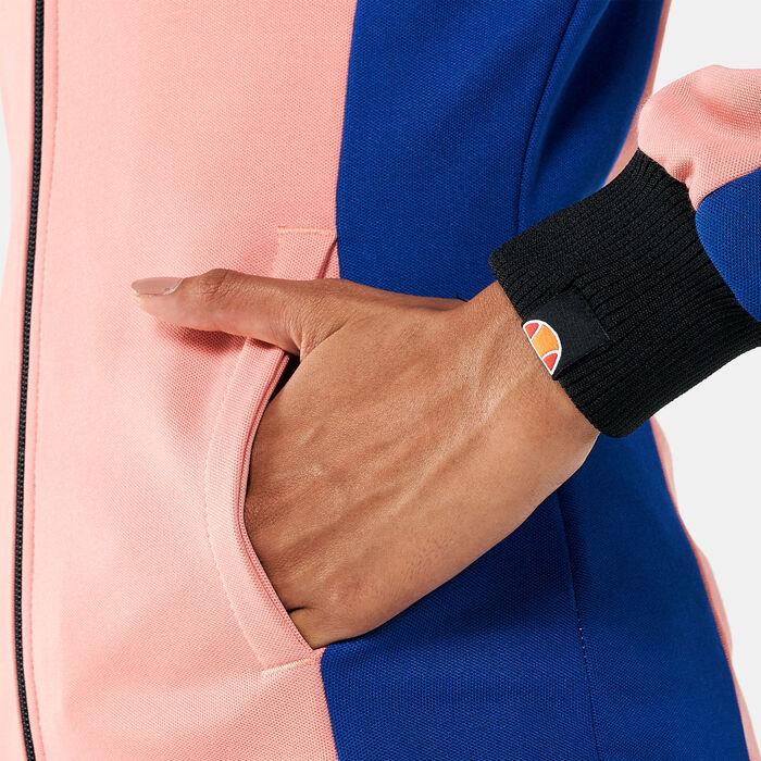 ellesse Women's Slimline Track Top Pink image number 3