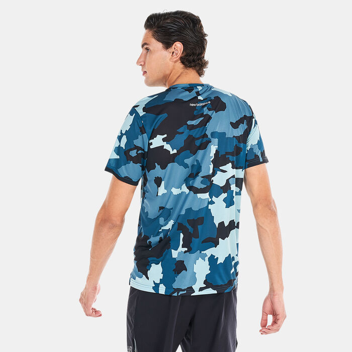 New Balance Men's Printed Accelerate T-Shirt Multi New Balance Men's Printed Accelerate T-Shirt Multi image number 1