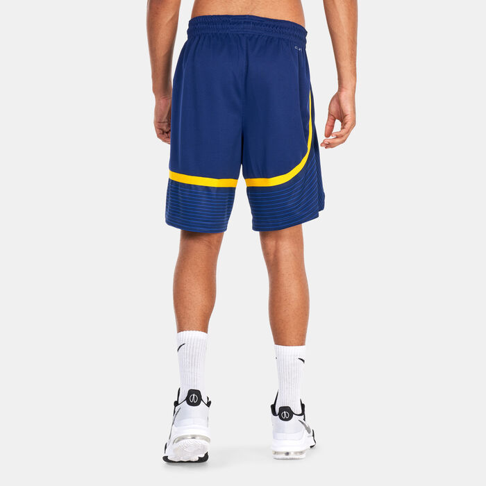 Jordan Men's Golden State Warriors Dri-FIT Swingman Shorts - 2022/23 Blue Jordan Men's Golden State Warriors Dri-FIT Swingman Shorts - 2022/23 Blue image number 1