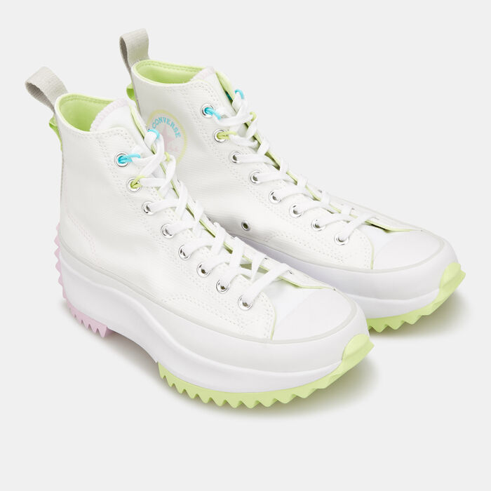 Converse Run Star Hike Platform Unisex Shoes White Converse Run Star Hike Platform Unisex Shoes White image number 2