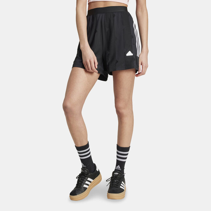 adidas Women's Tiro Cut 3-Stripes Shorts Black adidas Women's Tiro Cut 3-Stripes Shorts Black image number 0