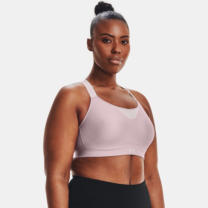 Under Armour Women's Infinity High-Support Training Sports Bra Pink Under Armour Women's Infinity High-Support Training Sports Bra Pink image number 0