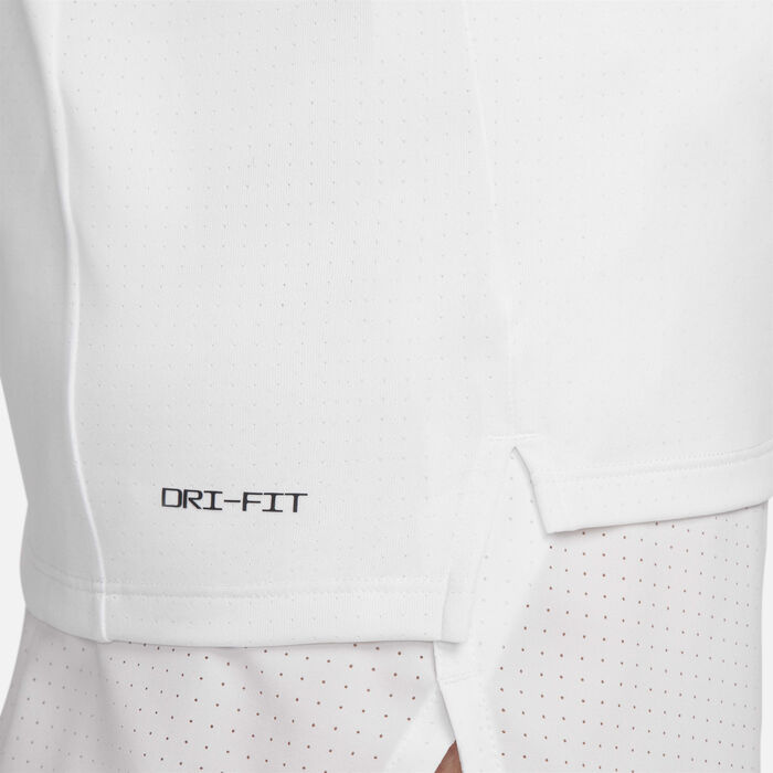 Nike Men's Fast Dri-FIT Running Vest White Nike Men's Fast Dri-FIT Running Vest White image number 3