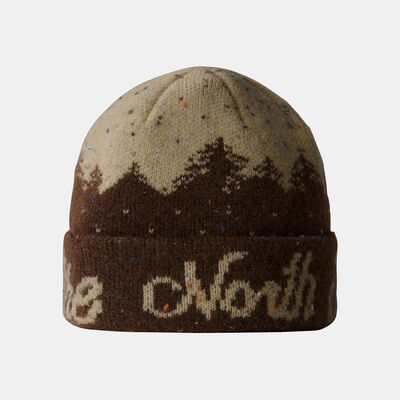 The North Face Cabin Mountainscape Beanie Green