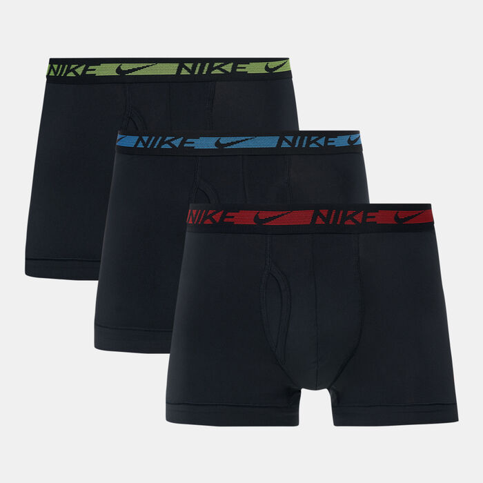 Nike Men's Dri-FIT Ultra Stretch Micro Trunks (3 Pack) Black Nike Men's Dri-FIT Ultra Stretch Micro Trunks (3 Pack) Black image number 0
