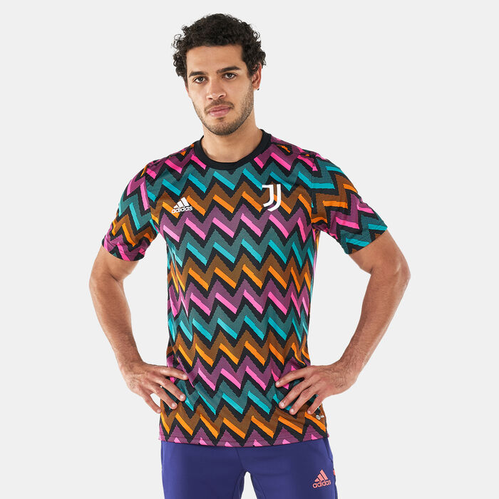 adidas Men's Juventus Pre-Match Jersey Multi adidas Men's Juventus Pre-Match Jersey Multi image number 0