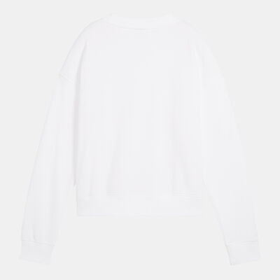 PUMA Women's Squad Sweatshirt White