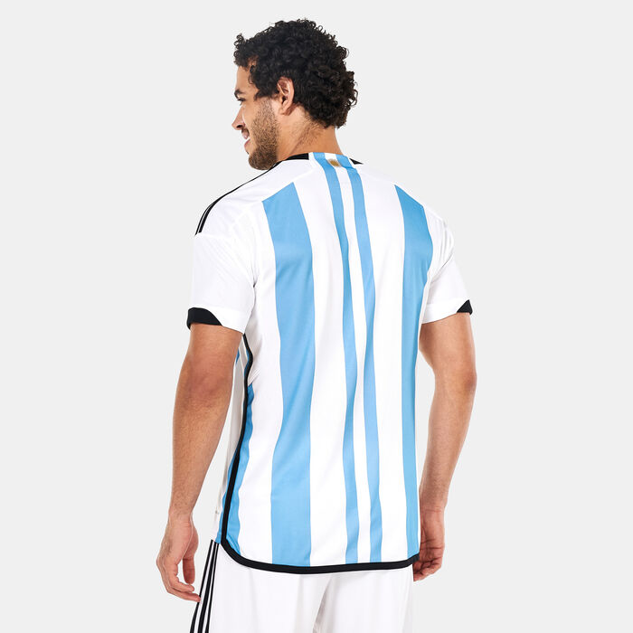 adidas Men's Argentina Stadium Home Jersey - 2022 White adidas Men's Argentina Stadium Home Jersey - 2022 White image number 1