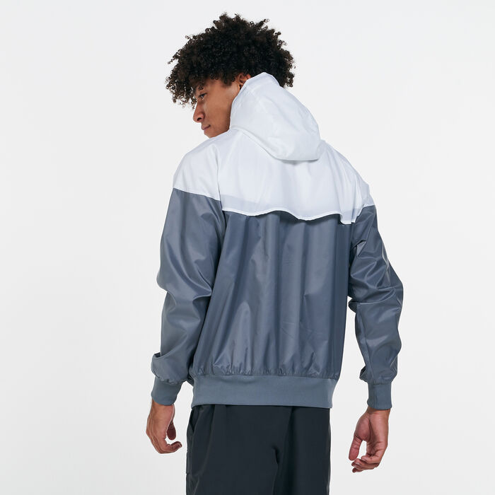 Nike Men's Sportswear Windrunner Hooded Jacket Grey Nike Men's Sportswear Windrunner Hooded Jacket Grey image number 1