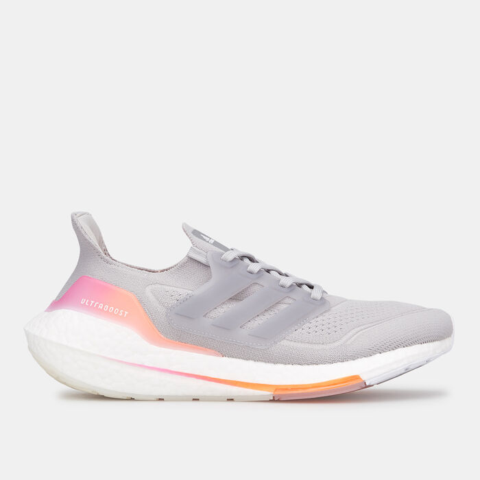 adidas Women's Ultraboost 21 Shoe Grey adidas Women's Ultraboost 21 Shoe Grey image number 0