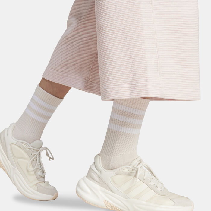 adidas Women's ALL SZN 7/8 Wide Leg Joggers Pink adidas Women's ALL SZN 7/8 Wide Leg Joggers Pink image number 4