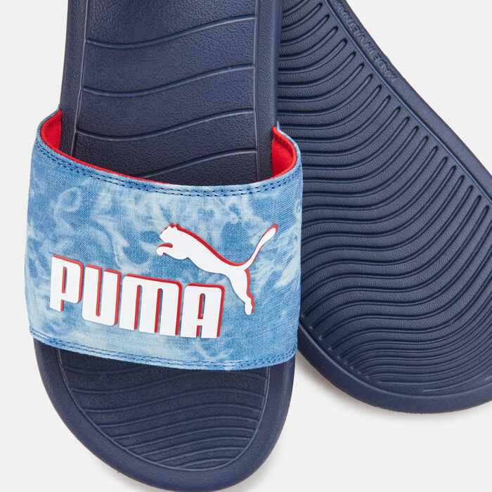 PUMA Women's Popcat 20 Indigo Slides Clear image number 2