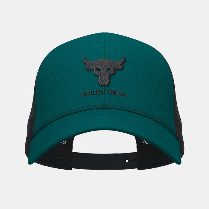 Under Armour Men's Project Rock Trucker Cap Green Under Armour Men's Project Rock Trucker Cap Green image number 0