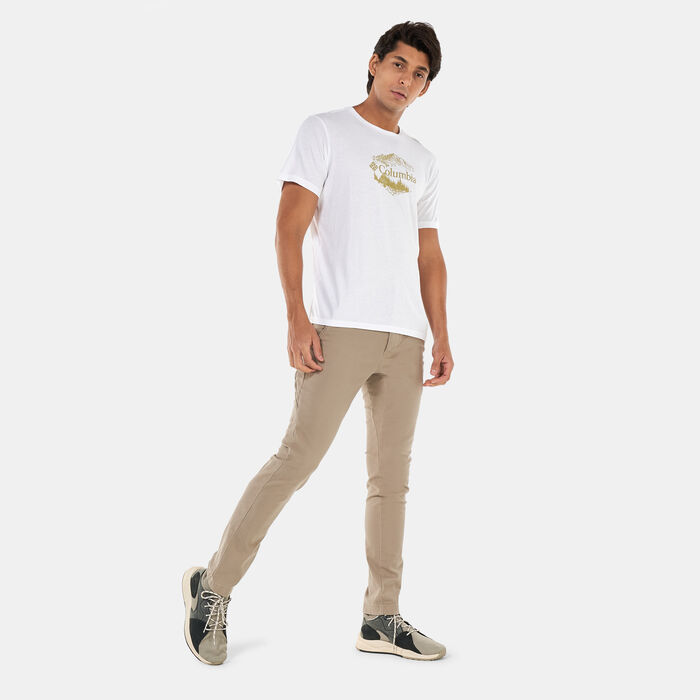 Columbia Men's Bluff Mesa™ II Graphic T-Shirt White Columbia Men's Bluff Mesa™ II Graphic T-Shirt White image number 2