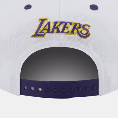 New Era Men's LA Lakers Crown Patch 9FIFTY Cap White
