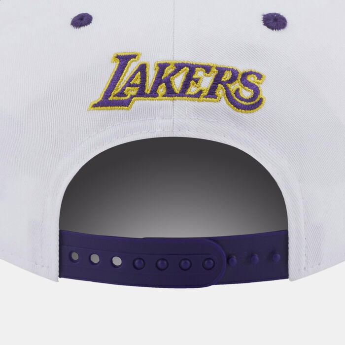 New Era Men's LA Lakers Crown Patch 9FIFTY Cap White image number 1