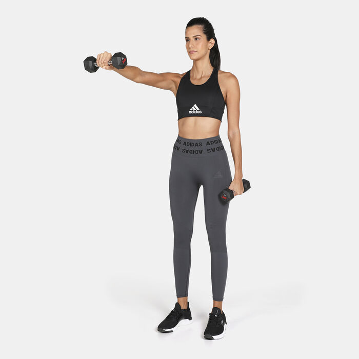 adidas Women's Aeroready Designed 2 Move Sports Bra Black adidas Women's Aeroready Designed 2 Move Sports Bra Black image number 2