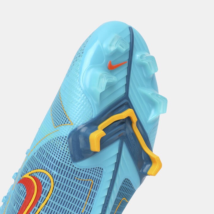Nike Men's Vapor 14 Elite Firm Ground Football Shoe Blue Nike Men's Vapor 14 Elite Firm Ground Football Shoe Blue image number 4
