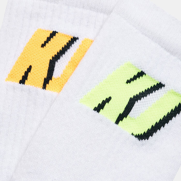 Nike Hertiage Crew Socks (2 Pack) Multi Nike Hertiage Crew Socks (2 Pack) Multi image number 1