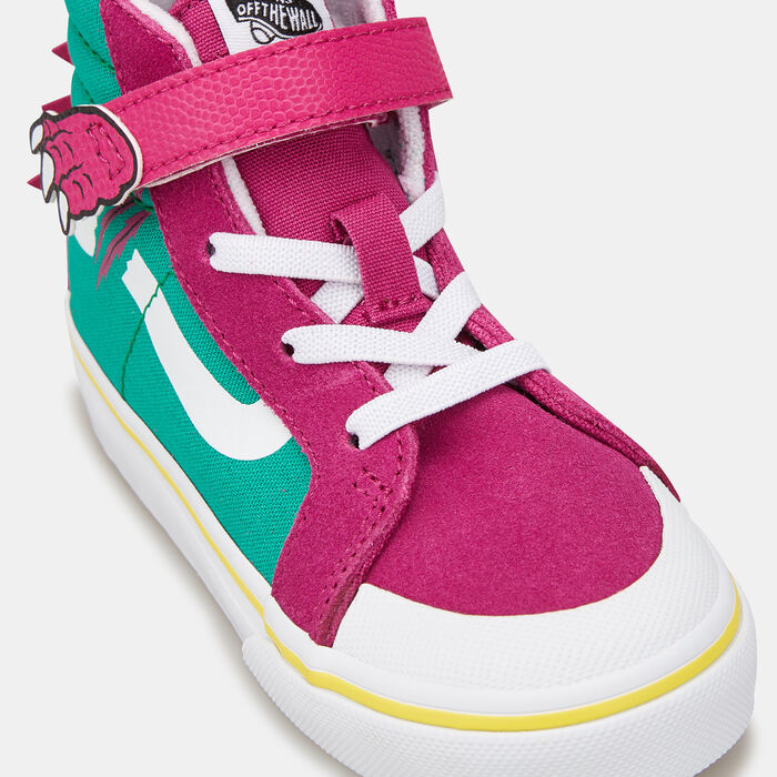 Vans Kids’ Dino SK8-HI Velcro Unisex Shoe (Baby and Toddler) Green Vans Kids’ Dino SK8-HI Velcro Unisex Shoe (Baby and Toddler) Green image number 4