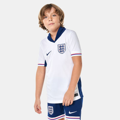 Nike Kids' England Stadium Dri-FIT Replica Home Football Jersey - 2024 White