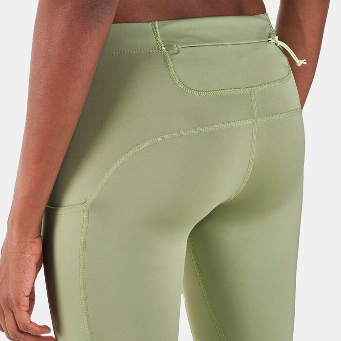 adidas Women's FastImpact 7/8 Leggings Green adidas Women's FastImpact 7/8 Leggings Green image number 3
