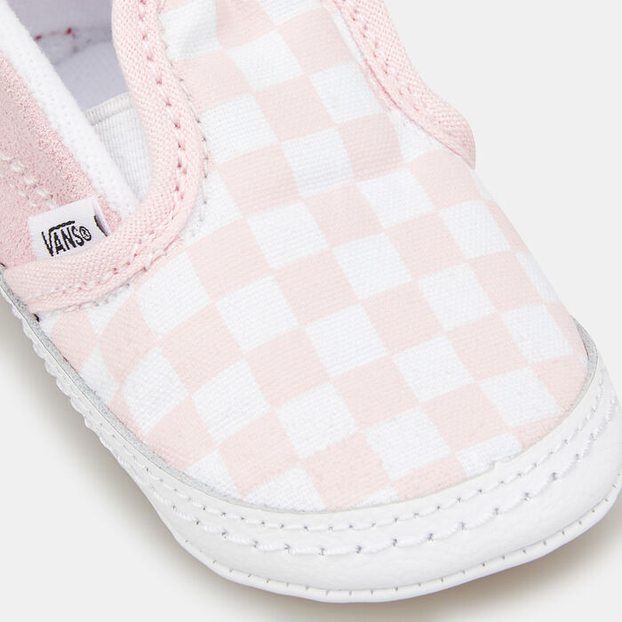 Vans Kids' V Crib Slip-On Unisex Shoe Pink image number 4