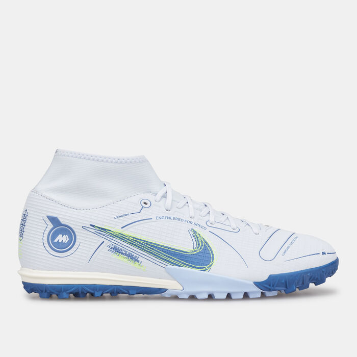 Nike Men's Mercurial Superfly 8 Academy Turf Ground Football Shoe Grey Nike Men's Mercurial Superfly 8 Academy Turf Ground Football Shoe Grey image number 0