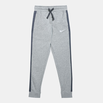 Nike Kids' Sportswear Swoosh Fleece Sweatpants (Older Kids) Grey
