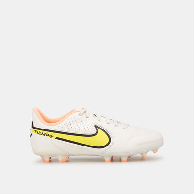 Nike Kids' Tiempo Legend 9 Academy Firm Ground Football Shoe Grey Nike Kids' Tiempo Legend 9 Academy Firm Ground Football Shoe Grey