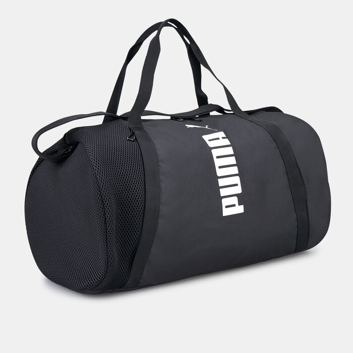 PUMA Women's Essentials Training Barrel Bag Black PUMA Women's Essentials Training Barrel Bag Black image number 2