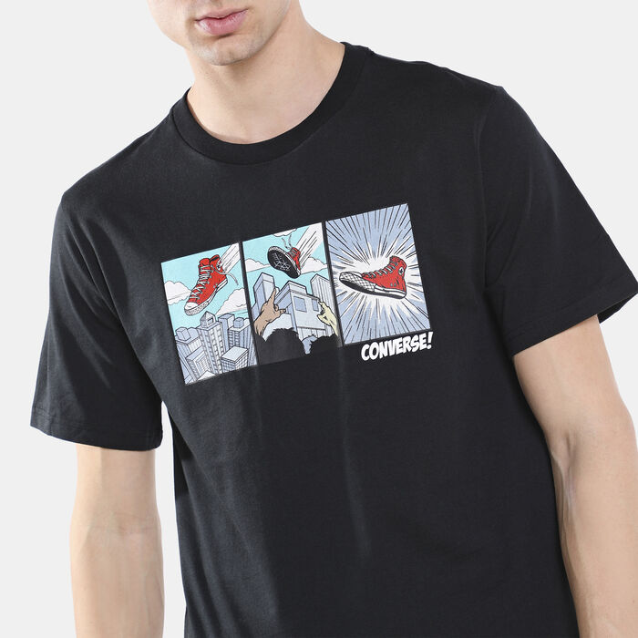 Converse Men's Comic Chuck T-Shirt Black image number 3