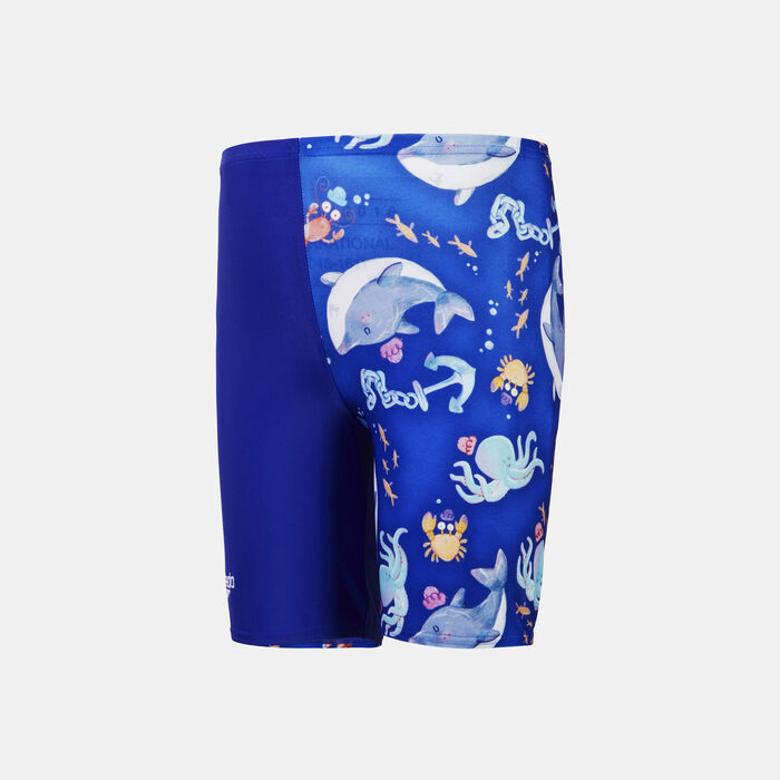 Speedo Kids' Digital Allover Swimming Jammers Blue Speedo Kids' Digital Allover Swimming Jammers Blue image number 0